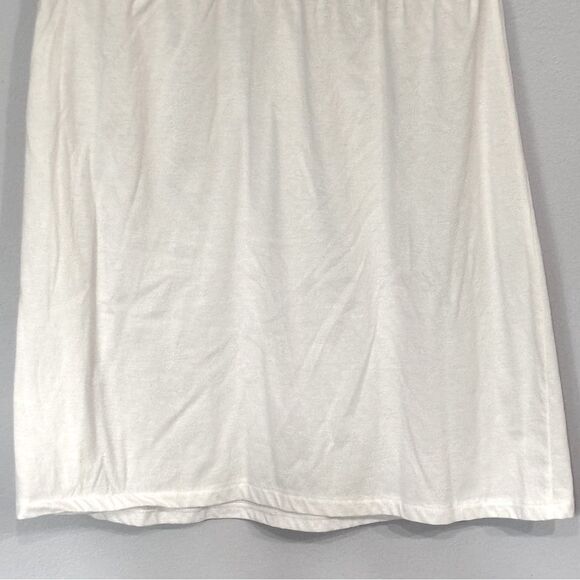 Converse | Women’s White Sleeveless Elastic Waist Swim Coverup Dress - Picture 12 of 16